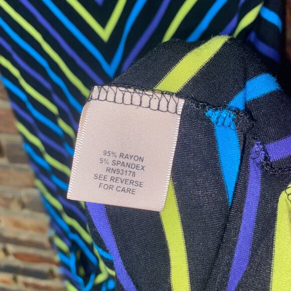 Philosophy Striped Short Sleeve Mini Dress Women's Size Small - Picture 5 of 6